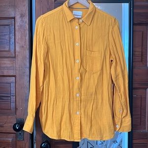 J Crew Garçon Classic Double Gauze Shirt size 4